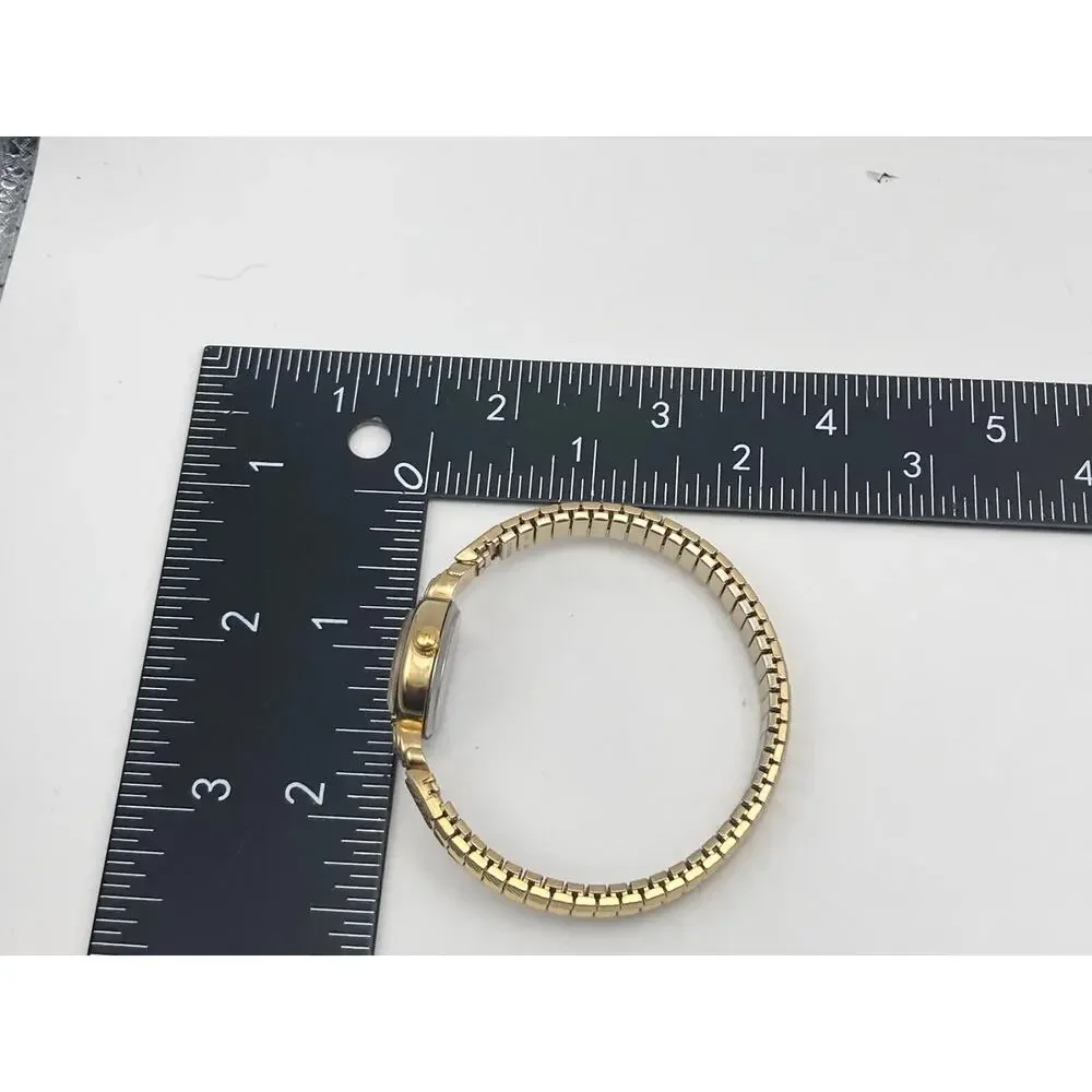 VTG Timex Women's Petite Dress Cocktail Watch 17mm - New Battery -Expansion Band